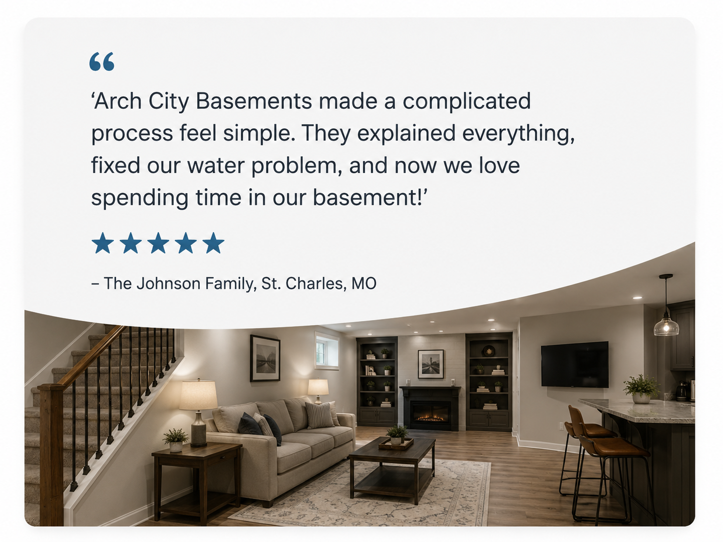 Customer testimonial — The Johnson Family, St. Charles, MO